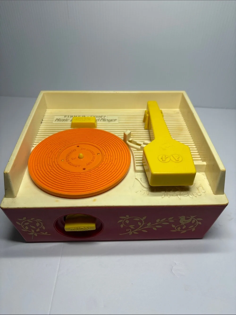 Fisher Price 1970’s  Music Box Kids Record Player and 5 records